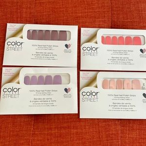 4 New Never Opened Color Street Nail Polish Strips
